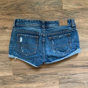 Aeropostale Cuffed Denim Shorts